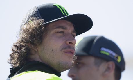 AUSTIN, TEXAS - APRIL 16: Marco Bezzecchi of Italy and Mooney VR46 Racing Team looks on during the Rider Fan Parade during the MotoGP Of The Americas - Race on April 16, 2023 in Austin, Texas.   Mirco Lazzari gp/Getty Images/AFP (Photo by Mirco Lazzari gp / GETTY IMAGES NORTH AMERICA / Getty Images via AFP)