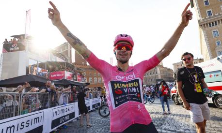 Giro d'Italia 2023 - 106th Edition - 21th stage  Roma - Roma 126 km - 28/05/2023 - Primoz Roglic (SLO - Jumbo - Visma) - photo Ilario Biondi/SprintCyclingAgency©2023