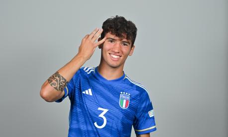 ST PAUL'S BAY, MALTA - JULY 1: Iacopo Regonesi stands for a portrait during an Italy squad portrait session at the UEFA European Under-19 Championship Finals 2022/23 in the Hotel AX Odycy on July 1, 2023 in St Paul's Bay, Malta. (Photo by Seb Daly -  Sportsfile/UEFA via Getty Images)