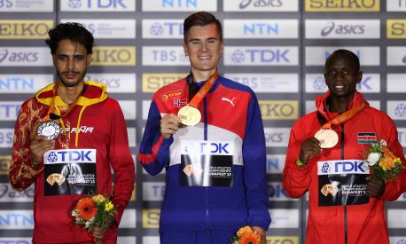 Jakob Ingebrigtsen oro 5000 m Mondiali Budapest 2023