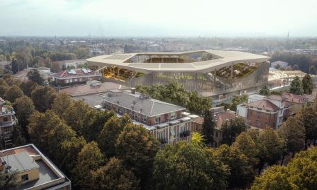 Un'anteprima del nuovo stadio Tardini di Parma