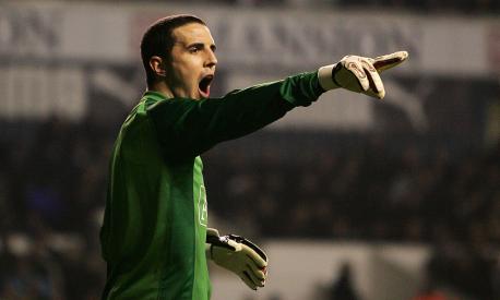 of Tottenham of Manchester United during the Barclays Premiership match between Tottenham Hotspur and Manchester United at White Hart Lane on February 4, 2007 in London, England.