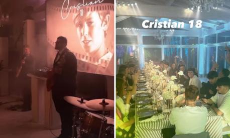 Cristian Totti 18 anni festa compleanno