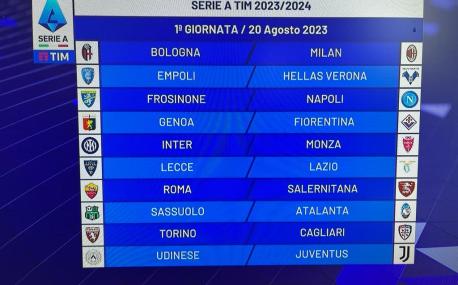 Calendario Inter Serie A TIM, tutte le partite della stagione 2023/24