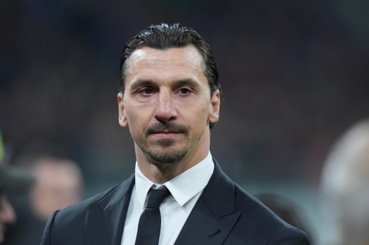Zlatan Ibrahimovic during the Serie A soccer match between Milan and Inter at the San Siro Stadium in Milan , north Italy - Sunday , March 08 , 2026. Sport - Soccer . (Photo by Spada/Lapresse)