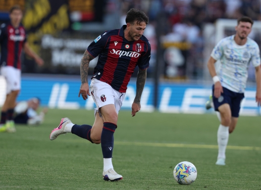 Bologna's  Federico Bernardeschi during the Serie A soccer match between Bologna and Inter at the Renato Dall?Ara  Stadium in Bologna, Italy - Saturday, May 23 , 2026. Sport - Soccer . (Photo by Gianni Santandrea/Lapresse)