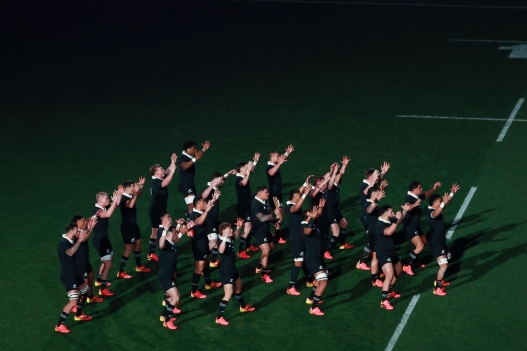 New Zealand All Blacks perform the haka before their Nations Championship rugby international test match against Ireland in Auckland, New Zealand, Saturday, July 18, 2026. (Craig Butland/Photosport via AP) 



Associated Press / LaPresse
Only italy and spain