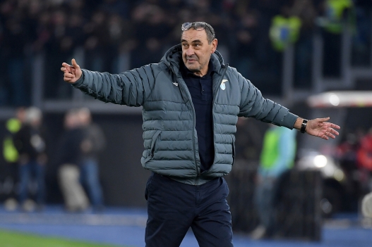  SS Lazio head coach Maurizio Sarr gestures during the Serie A match between SS Lazio and US Cremonese at Stadio Olimpico on December 20, 2025 in Rome, Italy. (Photo by Marco Rosi - SS Lazio/Getty Images)