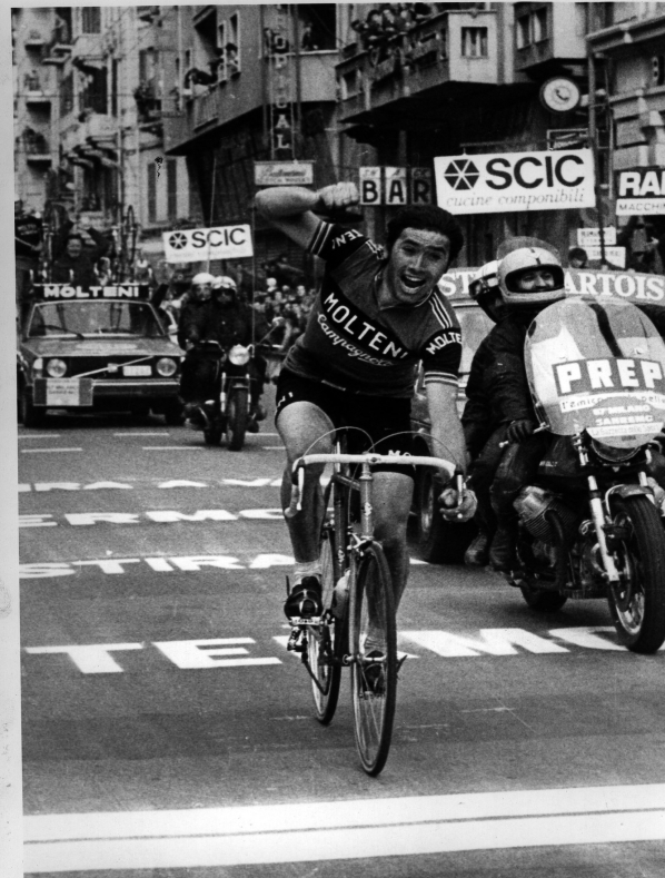 Milano Sanremo 1976 - 67nd Edition - Milano - Sanremo 288 km - 19/03/1976 - Eddy Merckx (BEL - Molteni) - photo Antonio Pisoni/BettiniPhoto©2020