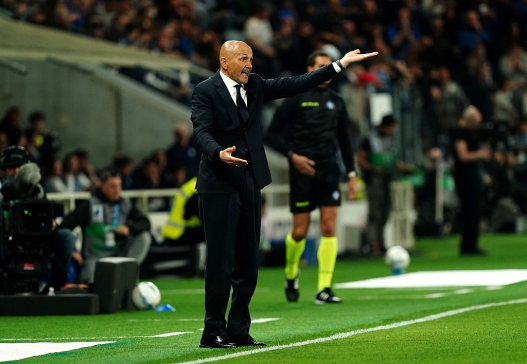  Luciano Spalletti, Head Coach of Juventus, reacts during the Serie A match between Atalanta BC and Hellas Verona FC at Gewiss Stadium on April 11, 2026 in Bergamo, Italy. (Photo by Pier Marco Tacca/Getty Images)