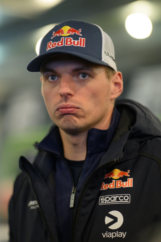 Max Verstappen (NED) of Mercedes-AMG Team Verstappen Racing looks on during driver's meeting at Day 1 during the ADAC Ravenol 24h Race at Nuerburgring on May 14, 2026 in Nuerburg, Germany. (Photo by Christian Kaspar-Bartke/Getty Images)