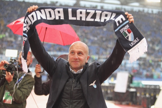 during the TIM Cup Final match between Atalanta BC and SS Lazio at Stadio Olimpico on May 15, 2019 in Rome, Italy