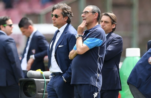 during the serie A match between SSC Napoli and Torino FC at Stadio San Paolo on May 6, 2018 in Naples, Italy.