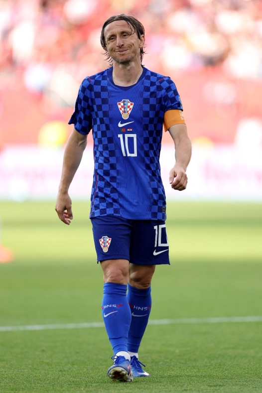 TORONTO, ONTARIO - JULY 02: Luka Modric #10 of Croatia during the FIFA World Cup 2026 Round Of 32 match between Portugal and Croatia at Toronto Stadium on July 02, 2026 in Toronto, Ontario.   Justin Setterfield/Getty Images/AFP (Photo by Justin Setterfield / GETTY IMAGES NORTH AMERICA / Getty Images via AFP)