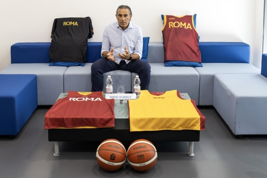 Roma 21 agosto 2026
Campionato LBA Sisal Club 2026-2027
Raduno e allenamento della BC Roma
Nella foto la conferenza stampa di Sergio Scariolo
Foto Elio Castoria Ciamillo-Castoria