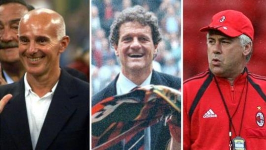 Rocco, Sacchi, Capello e Ancelotti