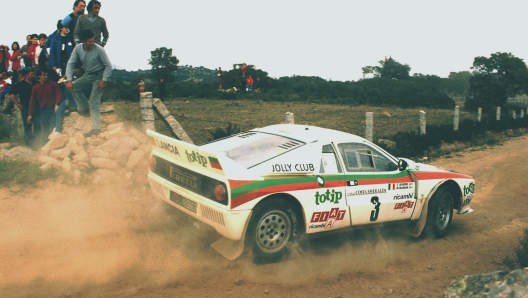 Biasion - Rally Costa Smralda 1983 - Miki Biasion (ita) Tiziano Siviero (ita) Lancia Rally 037 Totip - Fotografo: Photo4