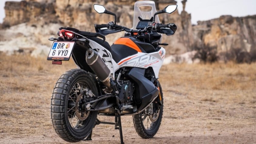 Il posteriore della Ktm 790 Adventure 2023