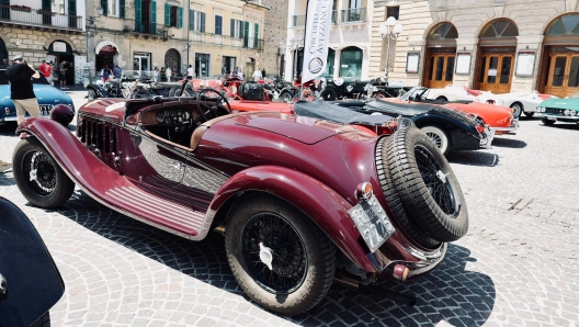 Il posteriore restaurato dell'Alfa Romeo Touring Pescara