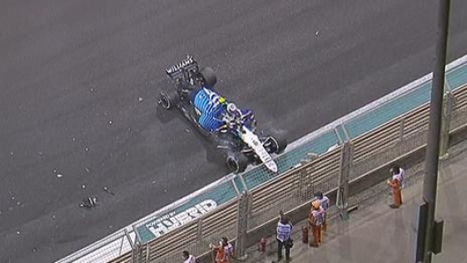 L'incidente di Nicholas Latifi che ha deciso l'esito del GP Abu Dhabi 2021. F1TV