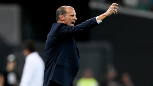 UDINE, ITALY - AUGUST 20: Massimiliano Allegri of Juventus during the Serie A TIM match between Udinese Calcio and Juventus at Dacia Arena on August 20, 2023 in Udine, Italy. (Photo by Daniele Badolato - Juventus FC/Juventus FC via Getty Images)