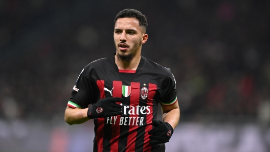 MILAN, ITALY - MARCH 13:  Ismael Bennacer of AC Milan in action during the Serie A match between AC Milan and Salernitana at Stadio Giuseppe Meazza on March 13, 2023 in Milan, Italy. (Photo by Claudio Villa/AC Milan via Getty Images)