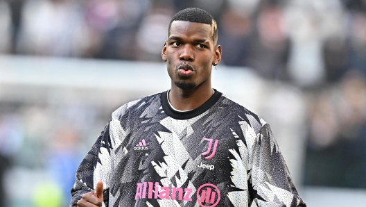 Juventus' Paul Pogba prior the italian Serie A soccer match Juventus FC vs AC Monza at the Allianz Stadium in Turin, Italy, 29 January 2023 ANSA/ALESSANDRO DI MARCO