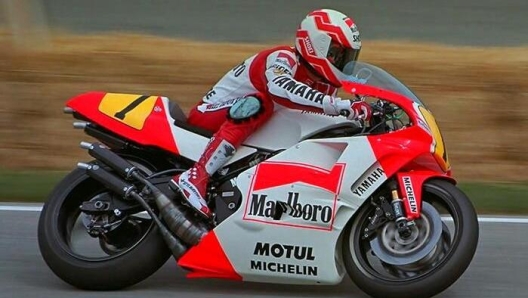 La Yamaha YZR 500 di Eddie Lawson nel 1990