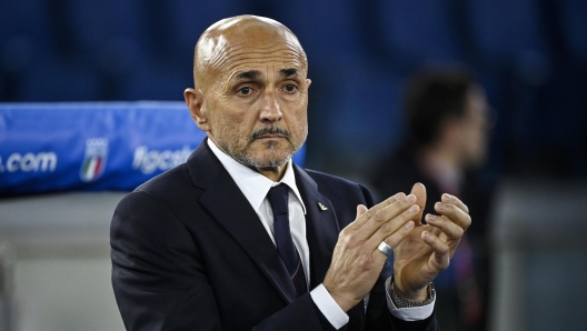 Italy's head coach Luciano Spalletti reacts during the UEFA Euro 2024 Group C qualification round match between Italy and North Macedonia at the Olimpico stadium in Rome, Italy, 17 November 2023. ANSA/RICCARDO ANTIMIANI