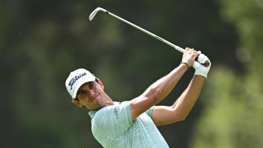 JOHANNESBURG, SOUTH AFRICA - MARCH 09: Matteo Manassero of Italy plays his approach shot on the 13th hole during day three of the Jonsson Workwear Open at Glendower Golf Club on March 09, 2024 in Johannesburg, South Africa. (Photo by Stuart Franklin/Getty Images)