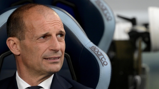 Juventusâ head coach Massimiliano Allegri during the Serie A Tim soccer match between Lazio and Juventus at the Rome's Olympic stadium, Italy - Saturday March 30, 2024 - Sport  Soccer ( Photo by Alfredo Falcone/LaPresse )