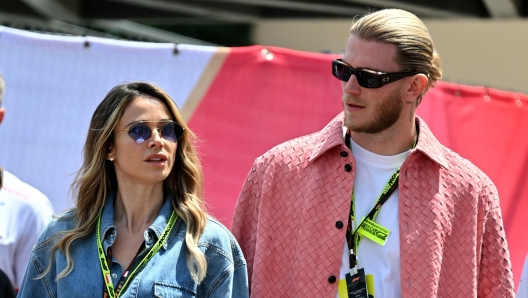 Diletta Leotta and Loris Karius