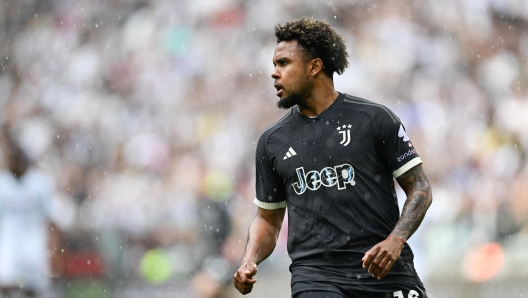 TURIN, ITALY - MAY 12: Weston McKennie of Juventus in action during the Serie A TIM match between Juventus and US Salernitana at Allianz Stadium on May 12, 2024 in Turin, Italy. (Photo by Daniele Badolato - Juventus FC/Juventus FC via Getty Images)