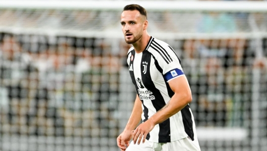 TURIN, ITALY - AUGUST 19: Federico Gatti of Juventus during the Serie A match between Juventus and Como at Allianz Stadium on August 19, 2024 in Turin, Italy. (Photo by Daniele Badolato - Juventus FC/Juventus FC via Getty Images)