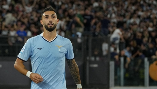 Lazio`s Taty Castellanos reacts during a Serie A soccer match between Lazio and Hellas Verona, at Rome`s Stadio Olimpico, Monday, Sept. 16, 2024.