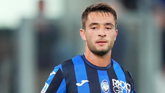 Atalantaâs Vanja Vlahovic during the Serie A soccer match between Atalanta and Genoa at the Gewis Stadium in Bergamo, north Italy - Saturday , October 5 , 2024. Sport - Soccer . (Photo by Spada/Lapresse)