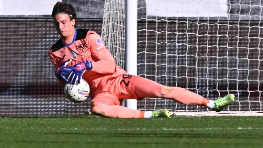 Atalanta's Marco Carnesecchi during the Italian Serie A soccer match Atalanta BC vs Udinese Calcio at the Gewiss Stadium in Bergamo, Italy, 10 November 2024. ANSA/MICHELE MARAVIGLIA