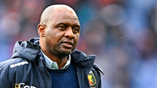 GENOA, ITALY - DECEMBER 7: Patrick Vieira, head coach of Genoa, looks on prior to kick-off in the Serie A match between Genoa and Torino at Stadio Luigi Ferraris on December 7, 2024 in Genoa, Italy. (Photo by Simone Arveda/Getty Images)