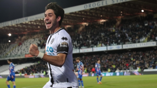 Cristian Shpendi (Cesena) durante la partita tra Cesena e Reggiana del Campionato di calcio Serie BKT 2024/25 - Orogel Stadium Dino Manuzzi, Cesena (FC), Italia - 23 novembre 2024 - sport calcio - Campionato di calcio Serie BKT 2024/25 - Sport (foto di Fabrizio Zani/LaPresse)