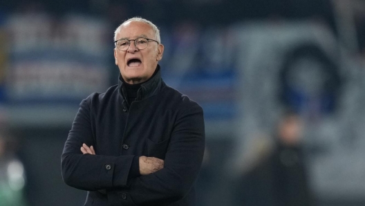 Roma’s head coach Claudio Ranieri during the Italian Cup Frecciarossa Round of 16 soccer match between Roma and Sampdoria at the Rome's Olympic stadium, Italy - Wednesday  December 18, 2024 - Sport  Soccer ( Photo by Alfredo Falcone/LaPresse )