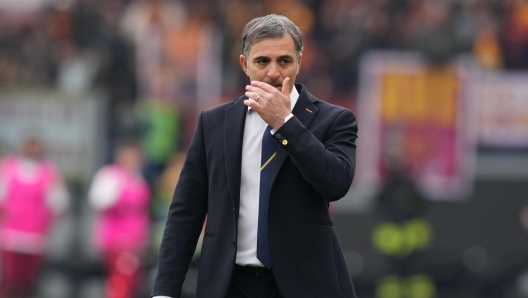 Parma’s head coach Fabio Pecchia during the Serie A EniLive soccer match between Roma and Parma at the Rome's Olympic stadium, Italy - Sunday  December 22, 2024 - Sport  Soccer ( Photo by Alfredo Falcone/LaPresse )