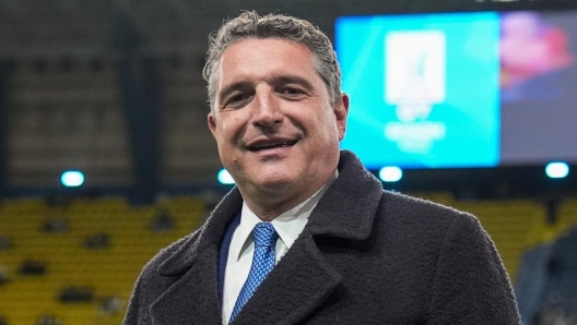 Luigi De Siervo before the EA Sports FC italian Supercup 2024/2025 match between Juventus and Milan at Al-Awwal Park Stadium in Riyadh, Saudi Arabia - Sport, Soccer -  Friday January 3, 2025 (Photo by Massimo Paolone/LaPresse)