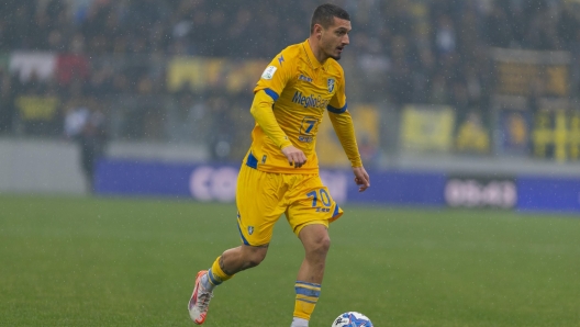 Partipilo durante la partita tra Frosinone vs Catanzaro  del Campionato italiano di calcio Serie BKT 2024/2025 - Stadio Benito Stirpe, Frosinone, Italia - 8 Febbraio 2025  (Photo by Fabio Cinelli/LaPresse)