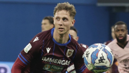 Luca Vido Reggiana durante la partita tra Reggiana e Palermo  del Campionato italiano di calcio Serie BKT 2024/2025 - Mapei Stadium Reggio Emilia Italia 26 gennaio  2025- Sport (foto di Gianni Santandrea/LaPresse)