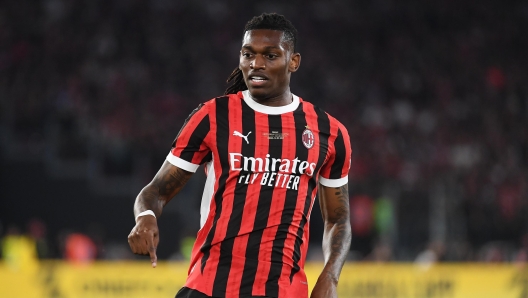 Rafael Leao durante una partita