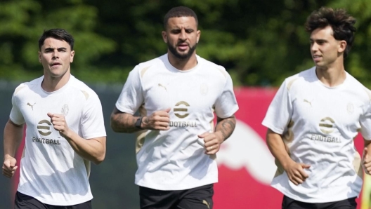 Felix, Walker e Sottil in allenamento