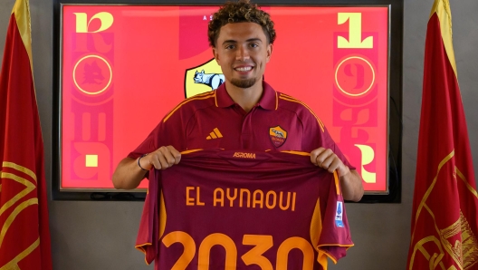 Neil El Aynaoui con la maglia della Roma