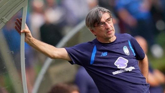 L`allenatore dell`Atalanta Ivan Juric durante una partita amichevole tra Atalanta e Atalanta U23 a Clusone (Bergamo), Nord Italia - Sabato 26 luglio 2025. Sport - Calcio.