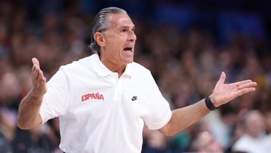 Sergio Scariolo coaching the Spanish National Team