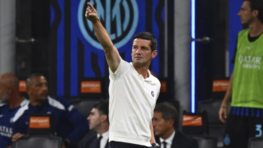 Inter Milan Head Coach Cristian Chivu in action